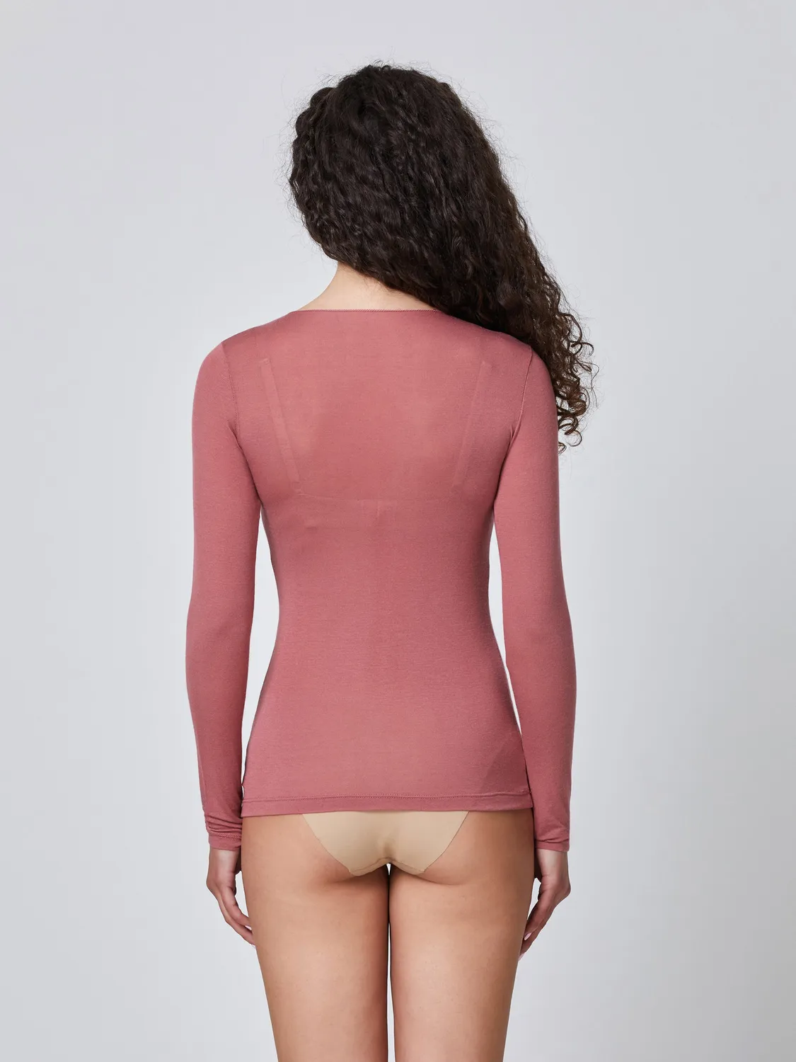 Jadea 4529 Maglia Scollo V Cashmere Effetto Seconda Pelle