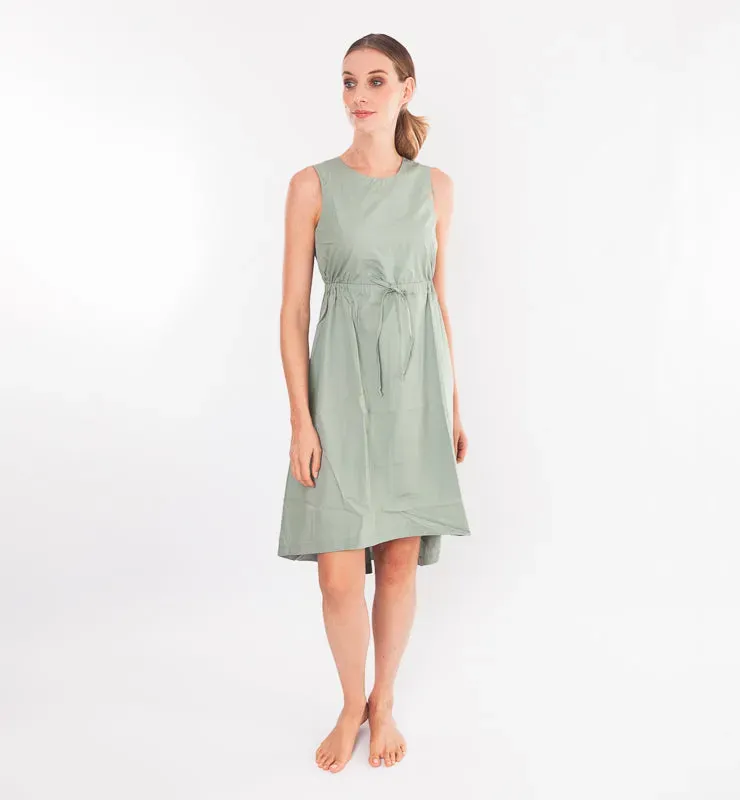 Casagin Summer abito midi menta in cotone bio