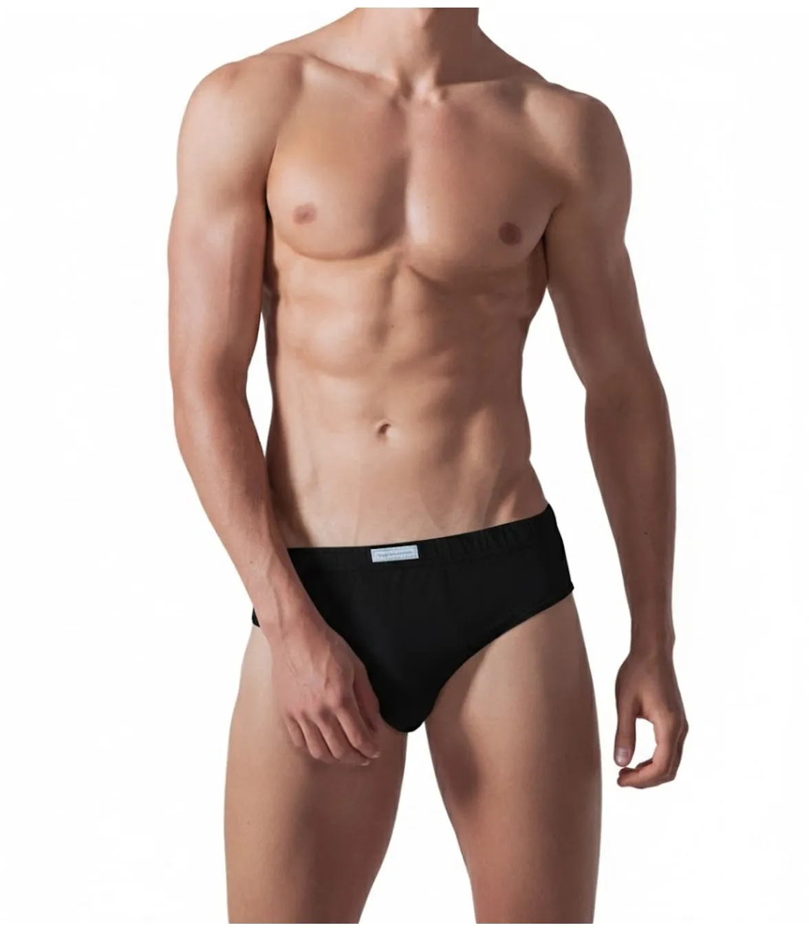 Rossoporpora Elastico Interno slip uomo cotone nero