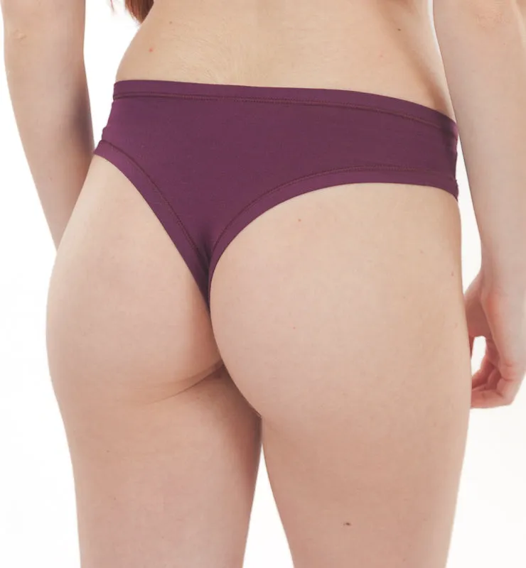 Casagin Brasiliana slip donna nero fibra di faggio