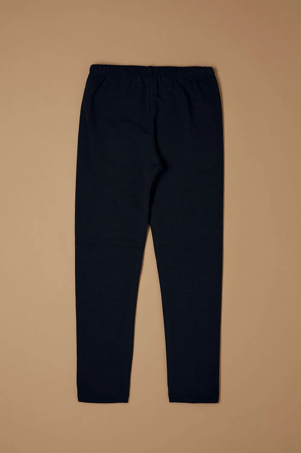 Jadea 342 Leggings Bambina Felpati Cotone Nero