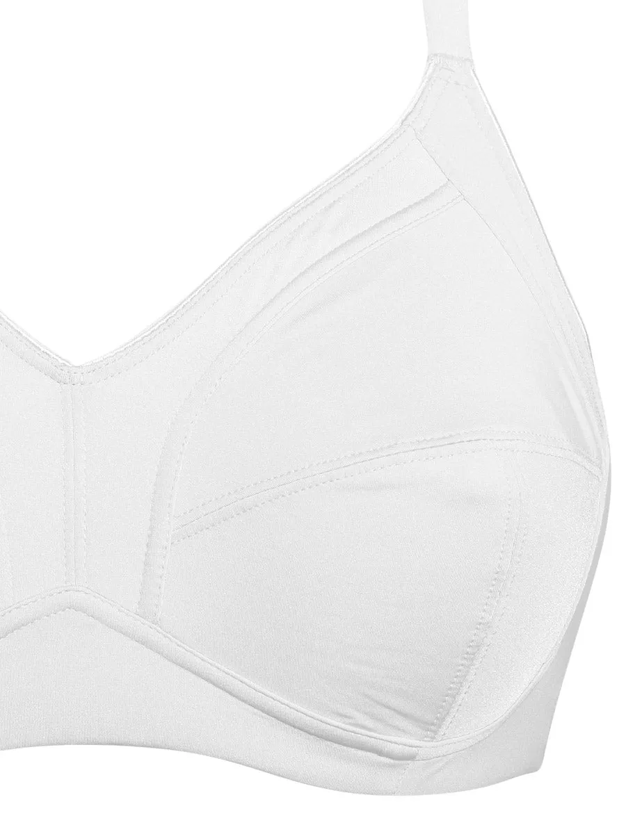 Si'èLei Plus 2548 Reggiseno Bianco Senza Ferretto