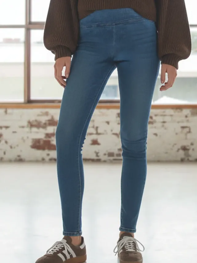 Si'èLei LG02 leggings dark blue elasticizzato