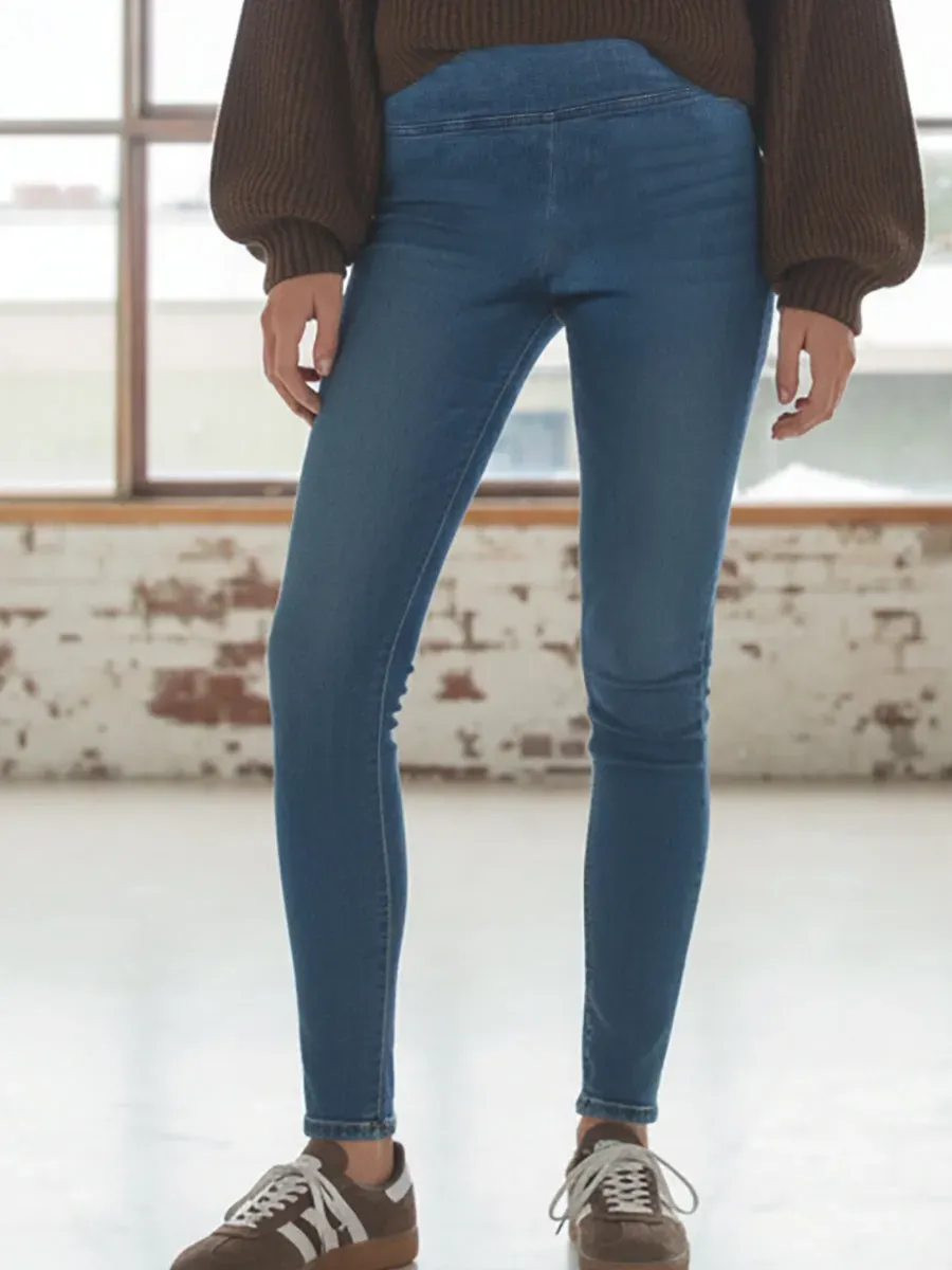 Si'èLei LG02 leggings dark blue elasticizzato