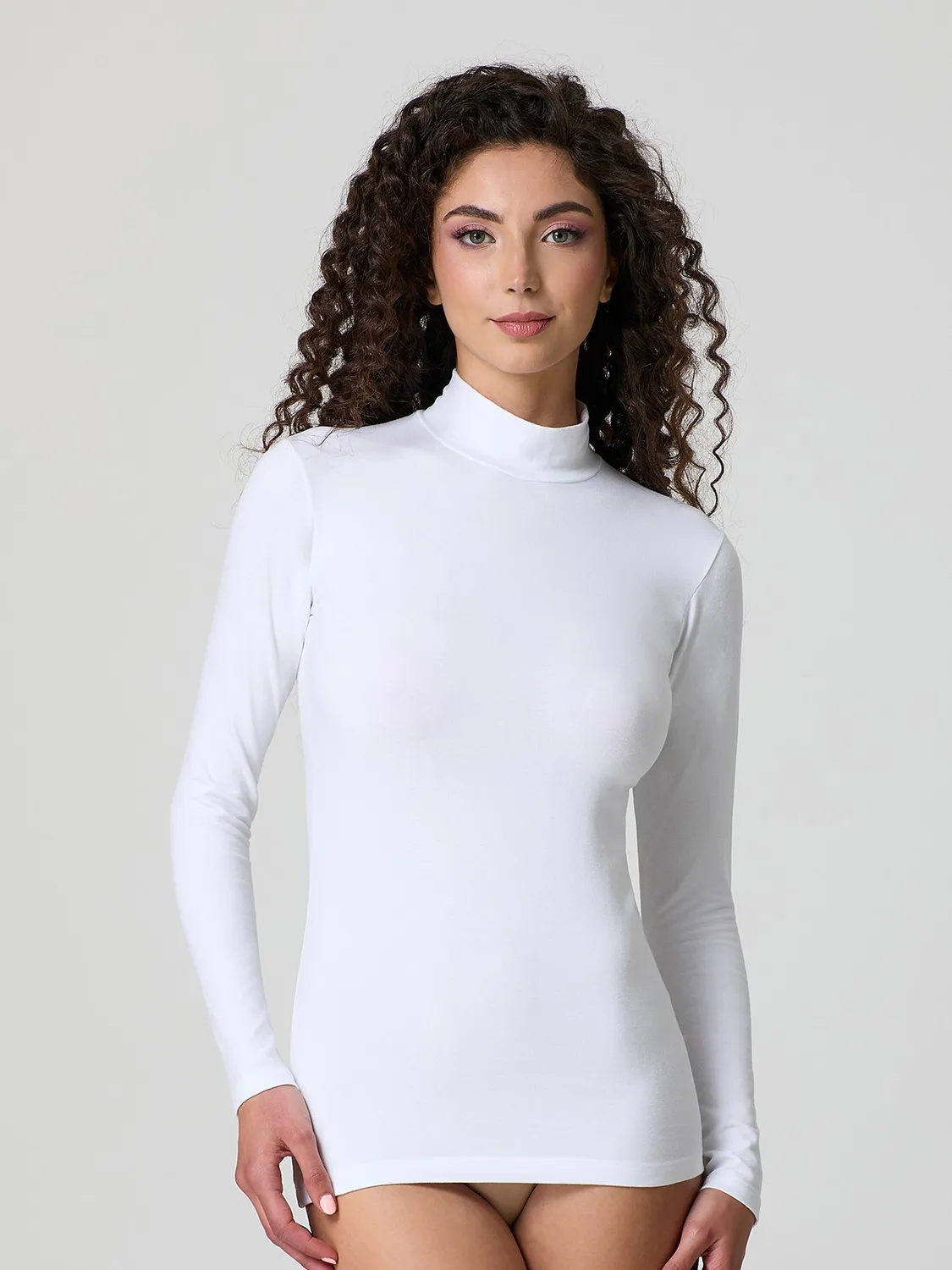Jadea 4101 Lupetto Cotone Garzato Caldo Manica Lunga