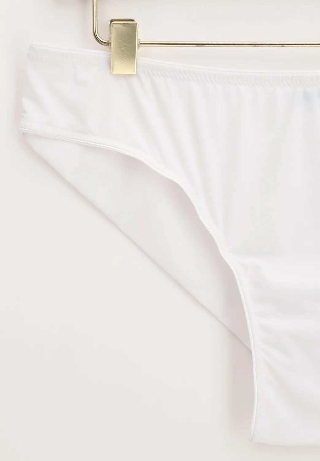 Lepel Elegance slip brasiliano bianco microfibra invisibile