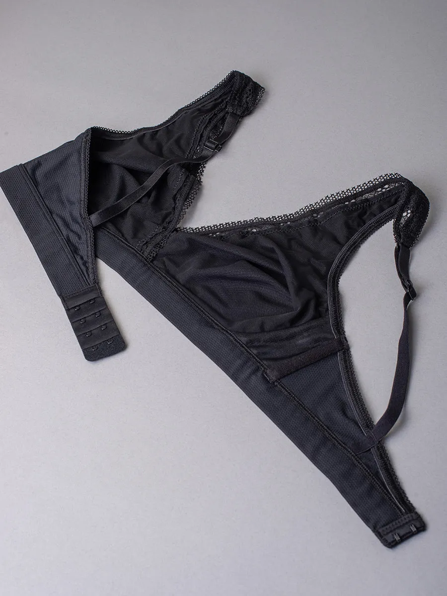 Si'èLei Darling 1886 reggiseno nero jacquard