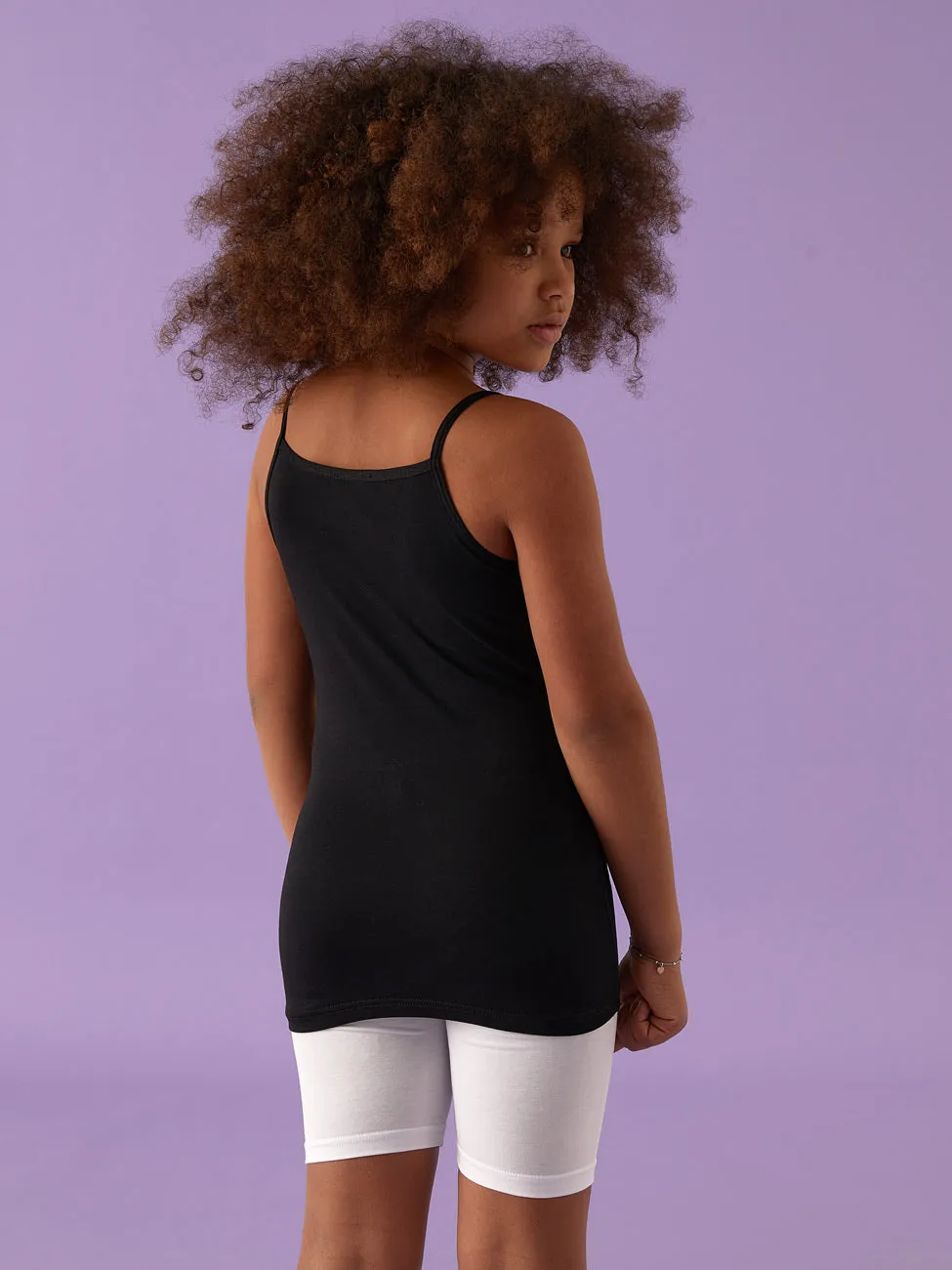 Jadea 282 Canotta Bambina Bianca Cotone