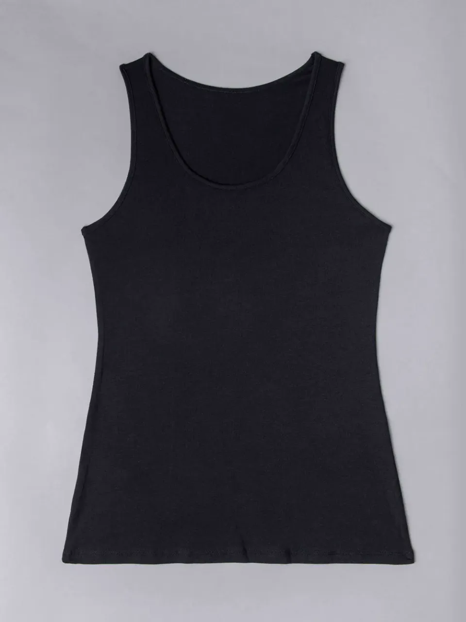 Si'èLei Natural Cotton 1438 canotta cotone bio nero