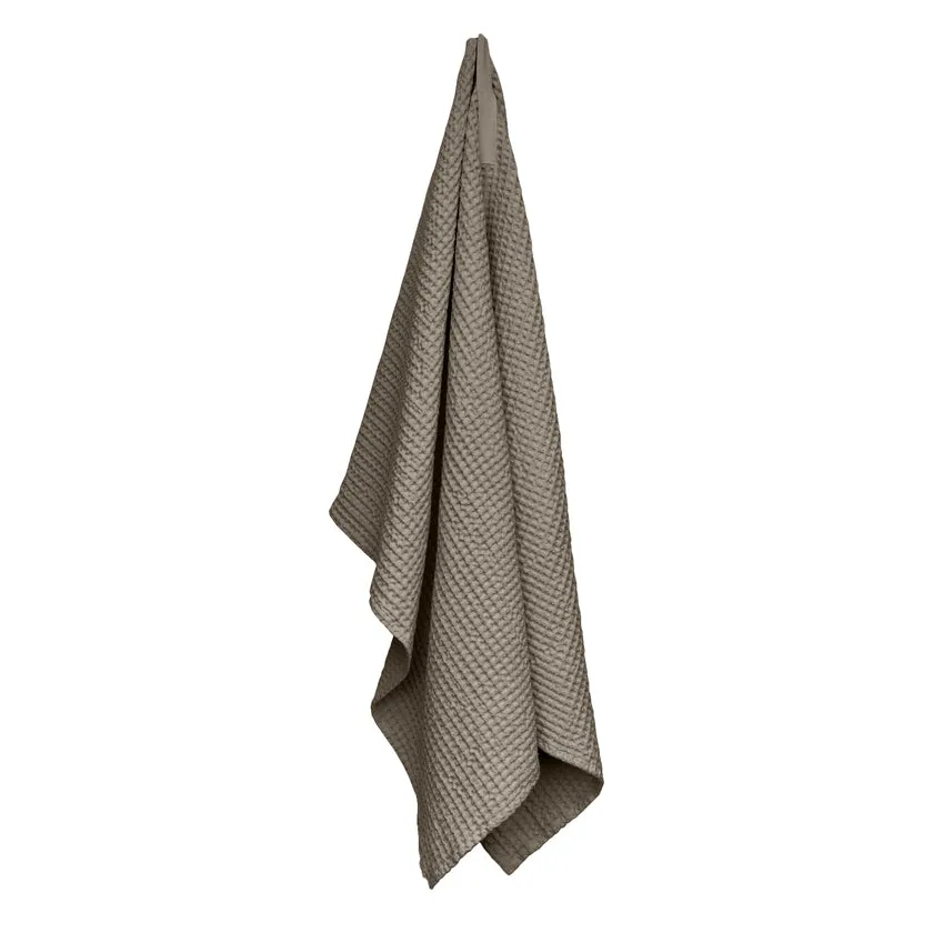 Casagin Big Waffle asciugamano maxi cipria 100x150 cotone bio