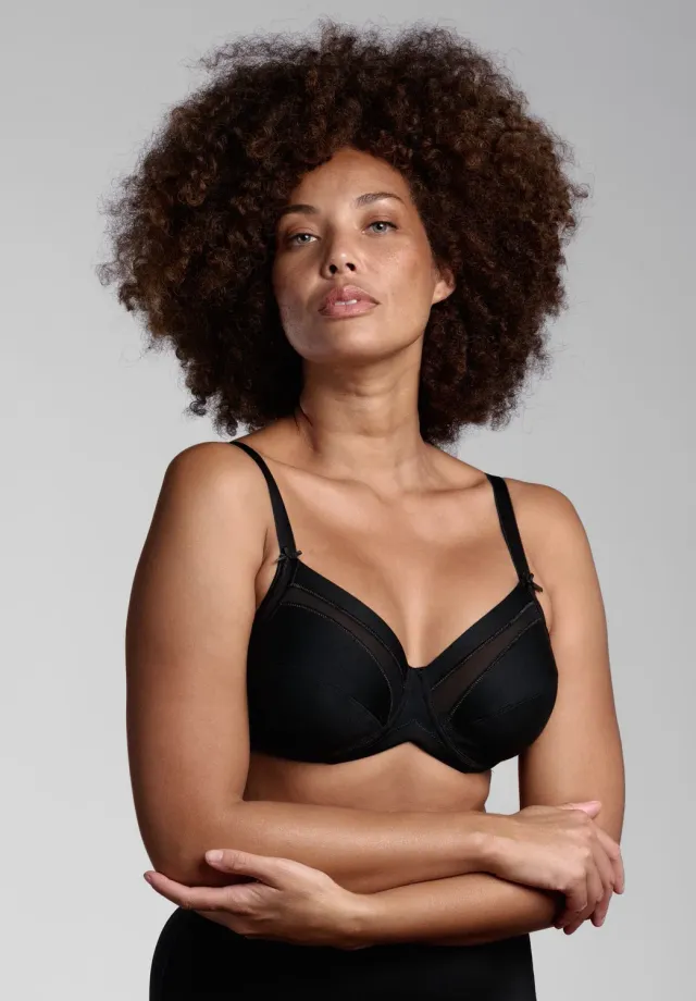 Lepel Belseno 271 balconcino con ferretto nero cotone