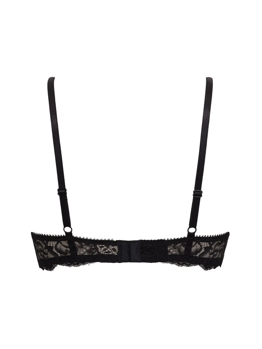Si'èLei Pure Love 1976 reggiseno imbottito nero microfibra