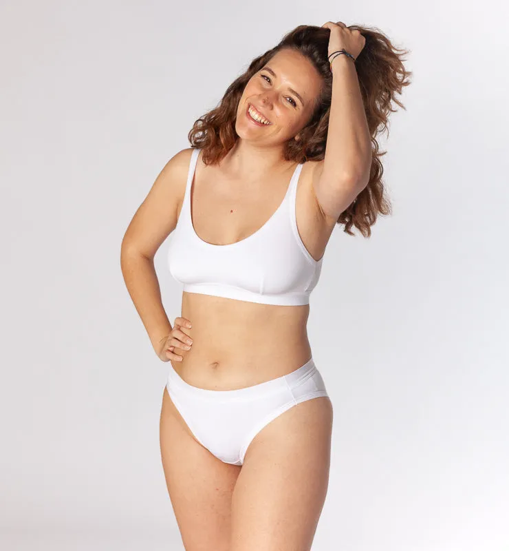Casagin Slip classico donna Tencel Modal vita media Cipria