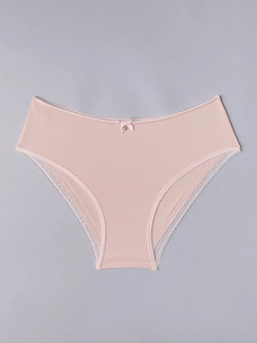 Si'èLei Darling 1879 slip alto cipria jacquard