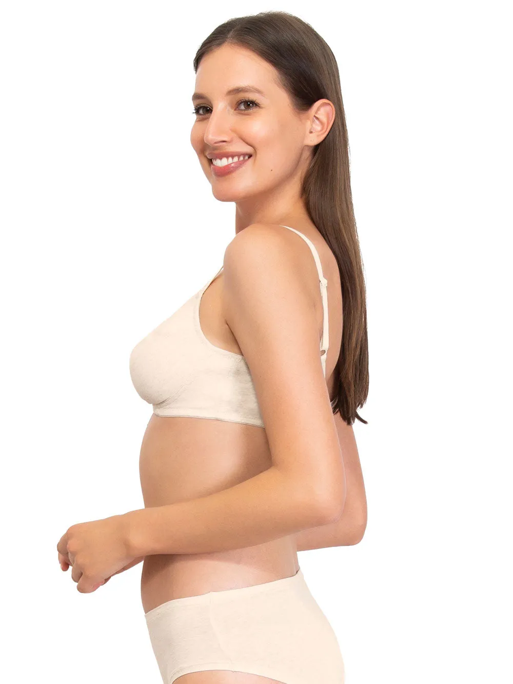 SièLei Natural Cotton 1440 reggiseno cotone ecru