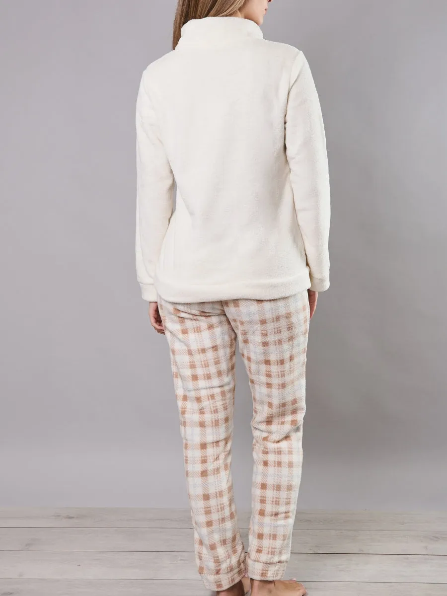 Si'èLei TI45 tuta donna nocciola in coral calda