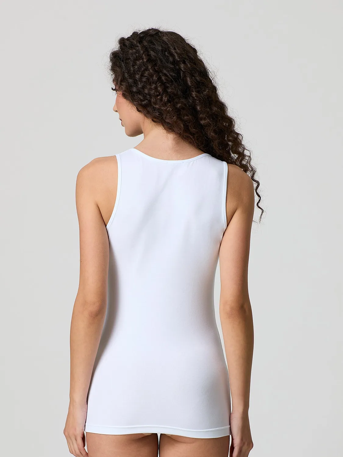 Jadea Basic 4182 canotta spallina larga cotone blu traspirante