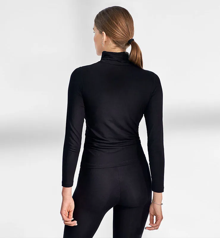 Casagin Dolcevita ECOVERO donna nero jersey aderente