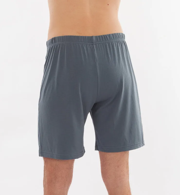 Casagin Pantaloncini Uomo Tencel Nero SM rilassati