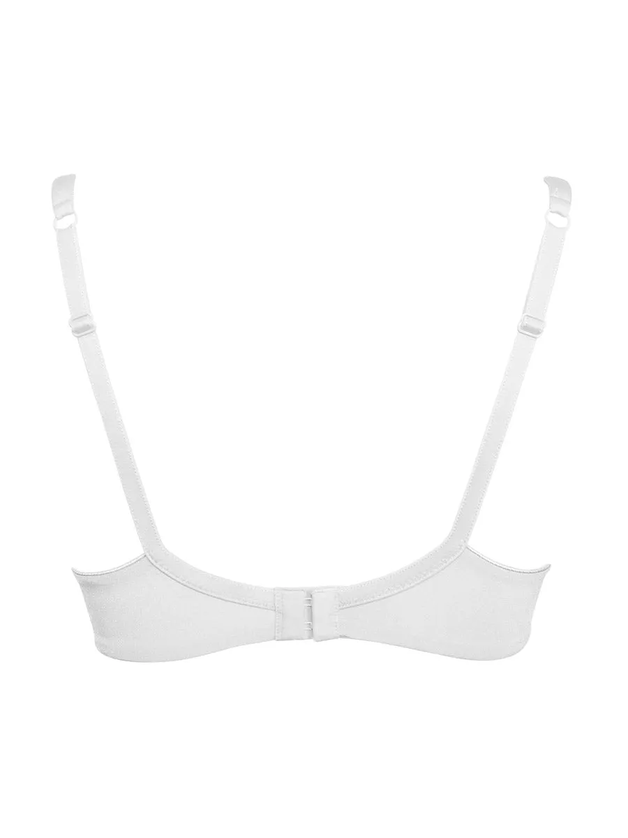 Si'èLei Plus 2552 reggiseno imbottito bianco con ferretto