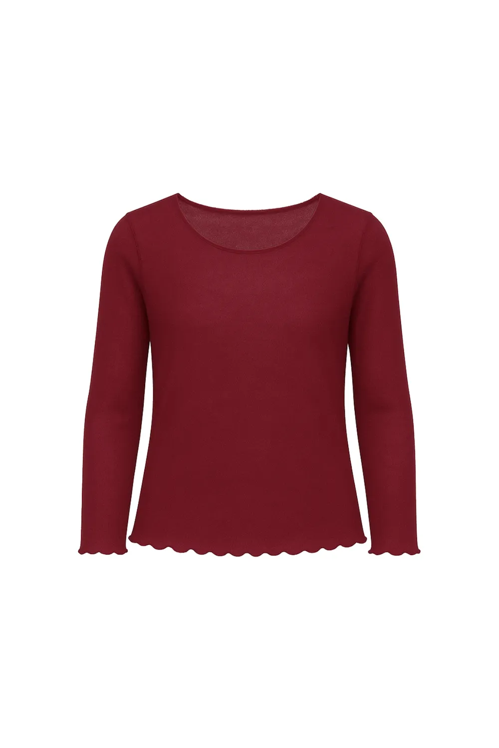 Rossoporpora Maglia Bimba Cashmere e Modal Manica Lunga