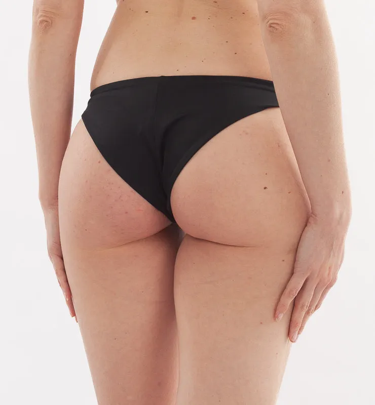 Casagin Slip Bikini Brasiliana V Nero M UPF50+