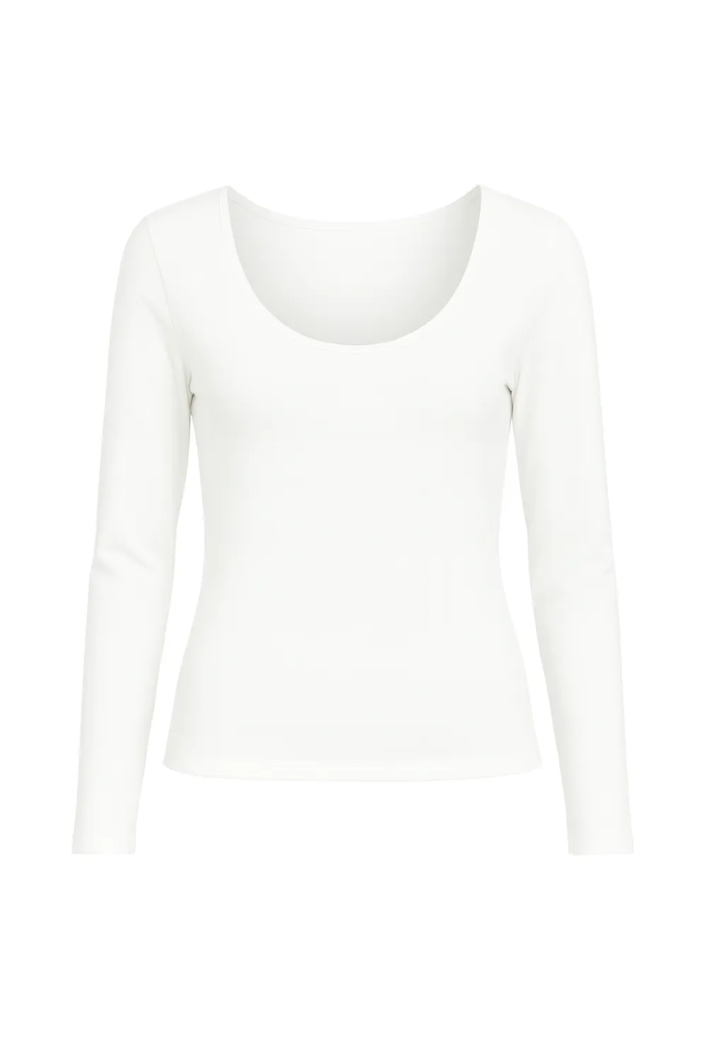 Rossoporpora Scollo Lollo maglia donna manica lunga nero cotone