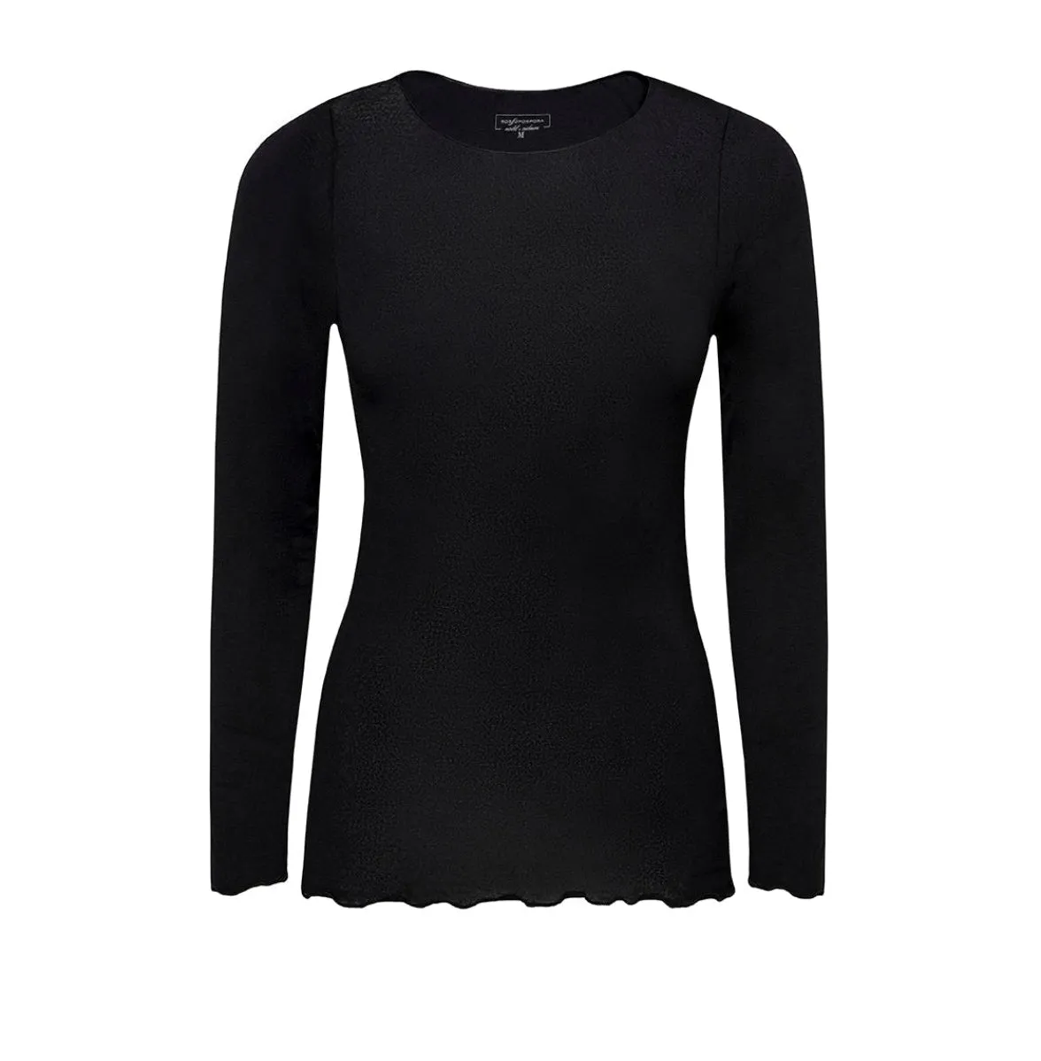 Rossoporpora Maglia Barca Cashmere Nera elegante