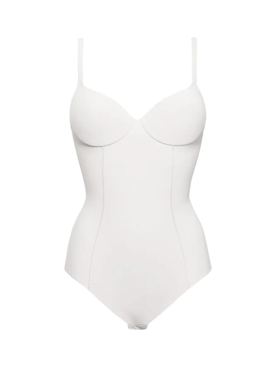 Si'èLei Comfort Fit 1844 body bianco coppe imbottite modellante