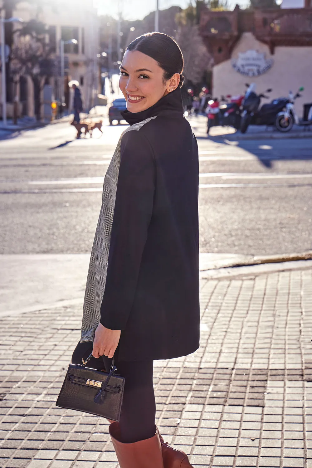 Janira Gales Tafetan blusa donna elegante tafettà