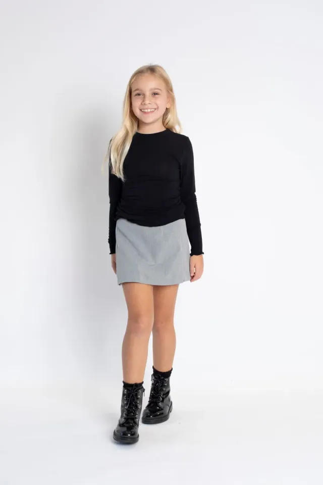 Rossoporpora Maglia Bimba Cashmere e Modal Manica Lunga