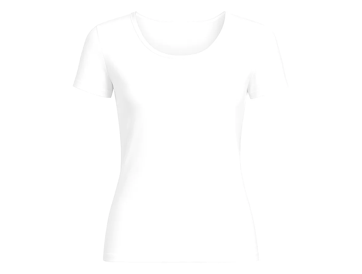 Rossoporpora Maglia Donna Mezza Manica in Costina Cotone
