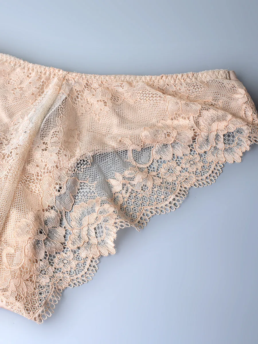 SièLei Wonder Lace 2445 slip microfibra cipria pizzo dietro