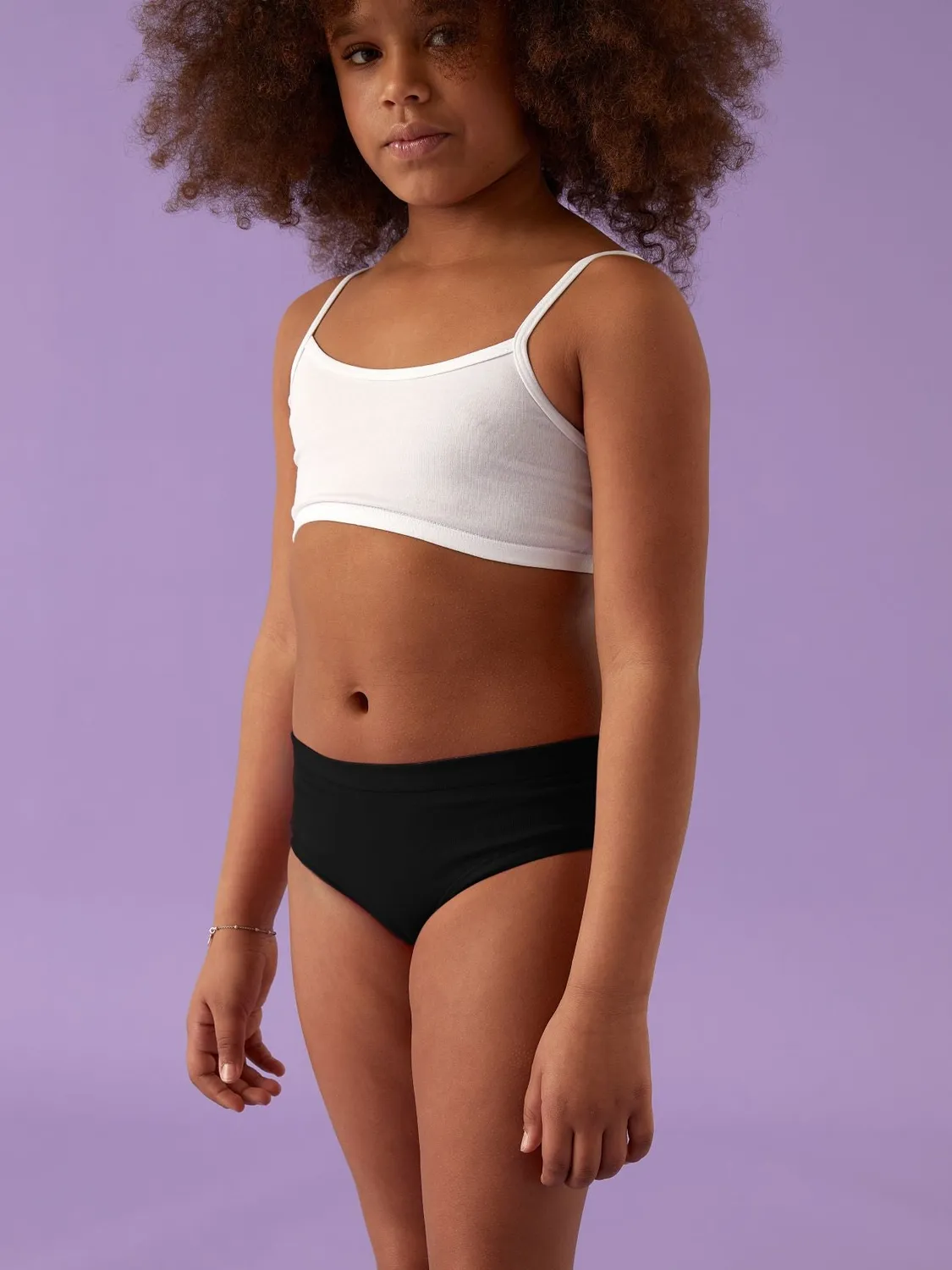 Jadea 176 slip bambina cotone traspirante bianco