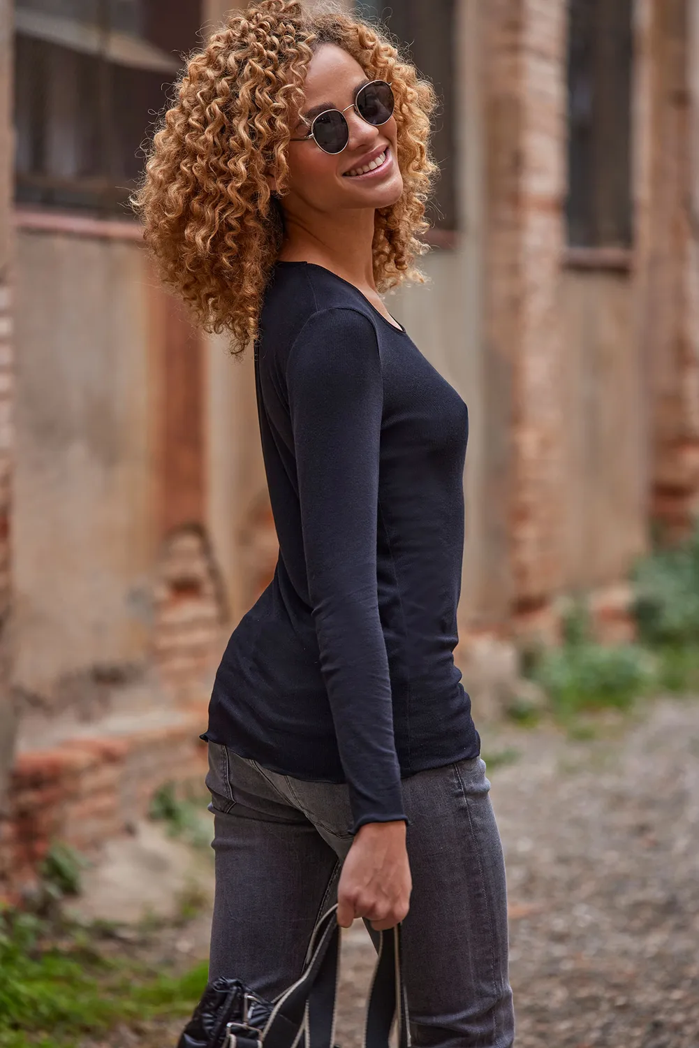 Janira Rib Modal CTA ML maglia manica lunga