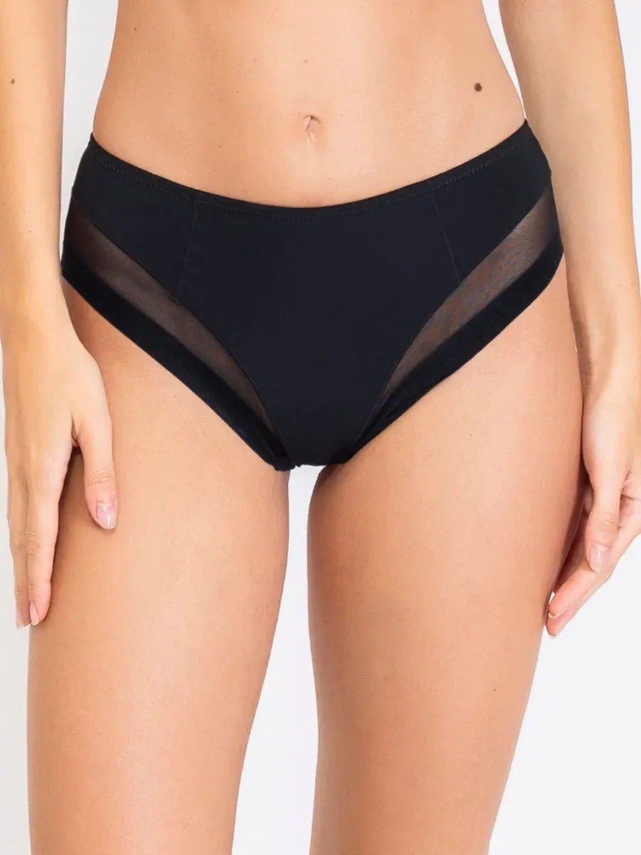 Si'èLei Everybody 1865 slip alto nero modellante
