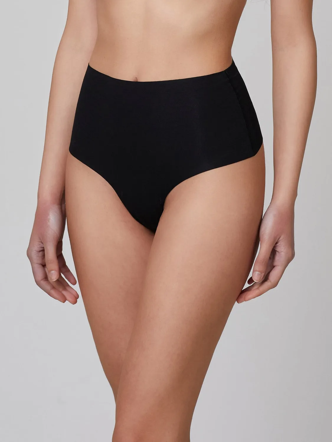 Jadea 8025 Perizoma Vita Alta Nero Cotone