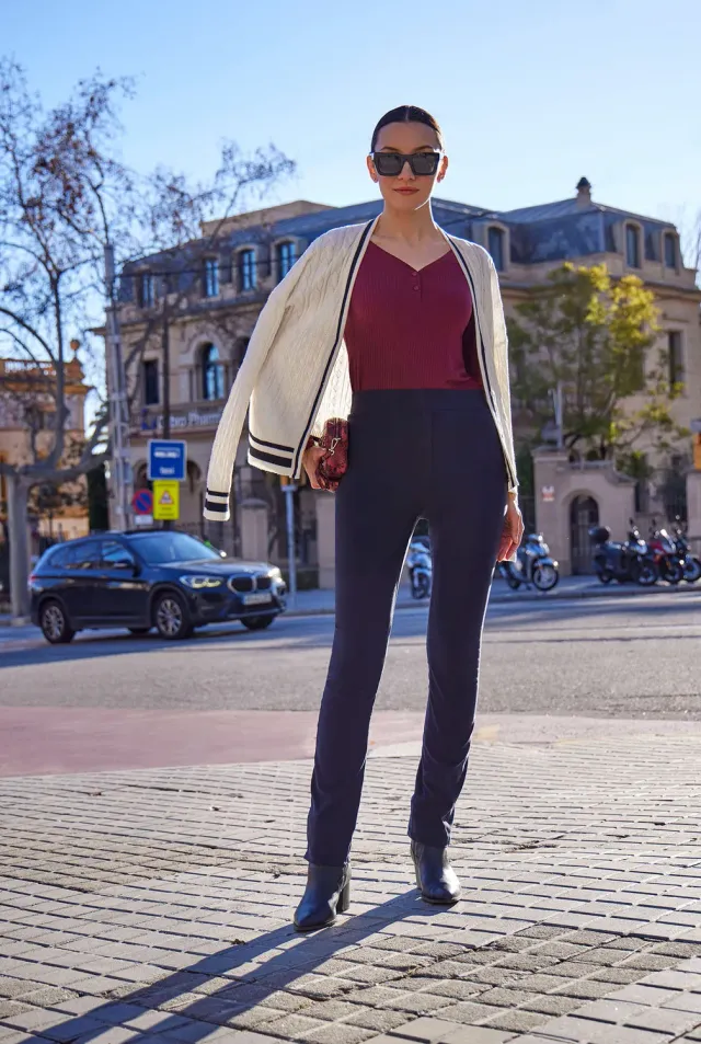 Janira Bengaline pants contenitivo nero