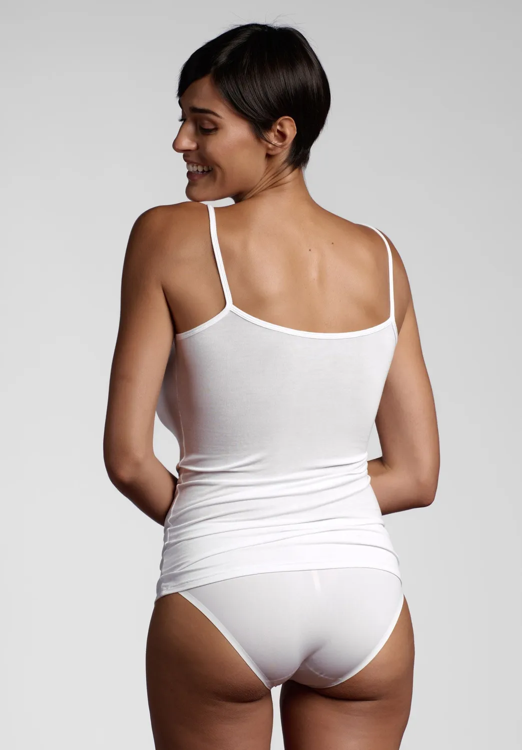 Lepel Avantgarde Essential canotta spallina bianca modal