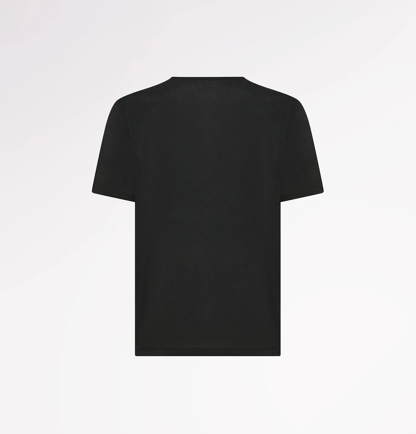 Casagin TENCEL Cashmere t-shirt uomo manica corta nera calda