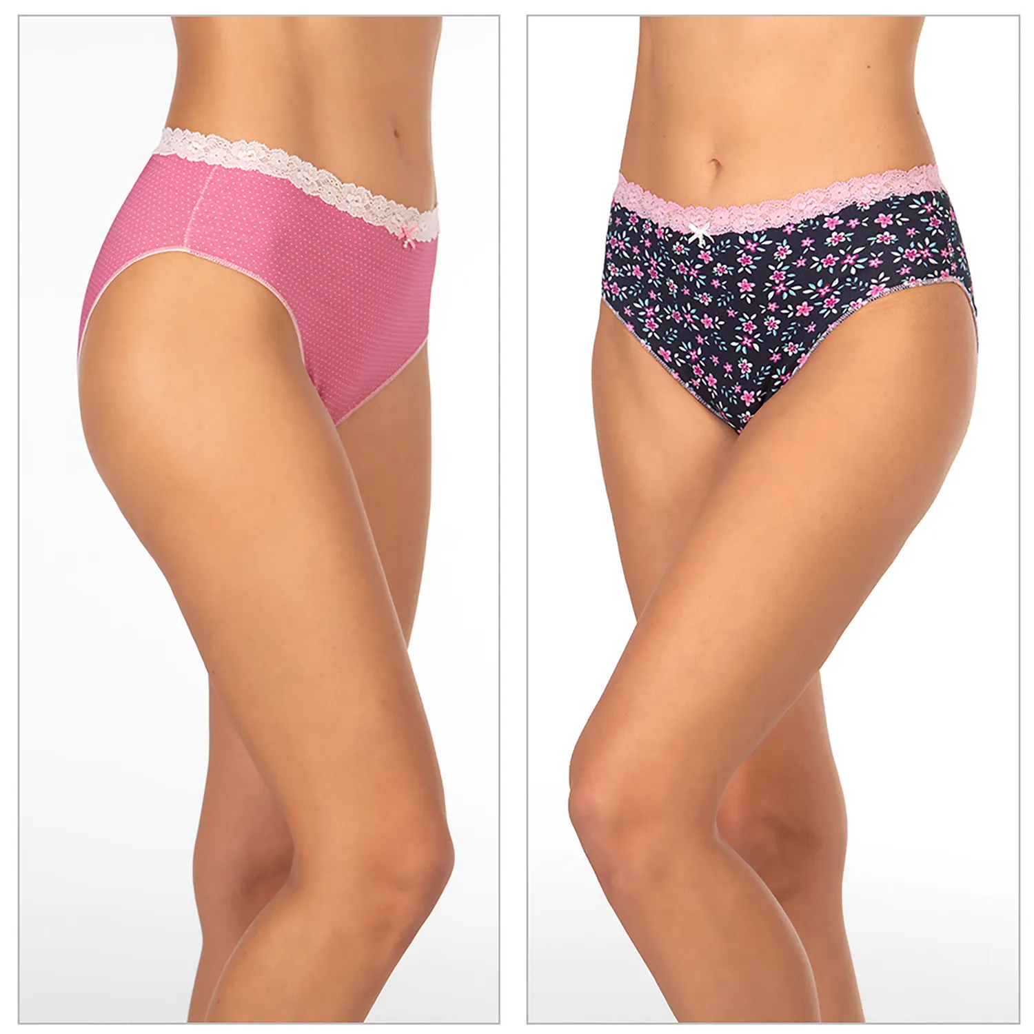 Janira Pink Dalia Brislip Coq slip rosa 2 pezzi