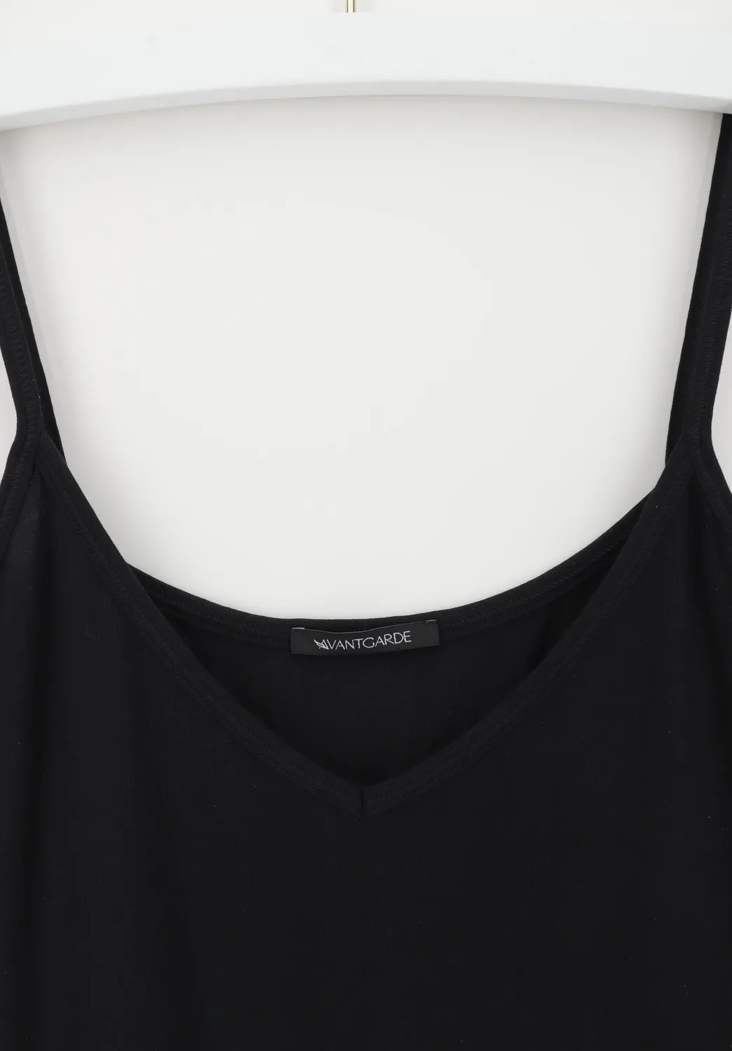 Lepel Avantgarde Essential canotta nera scollo doppio