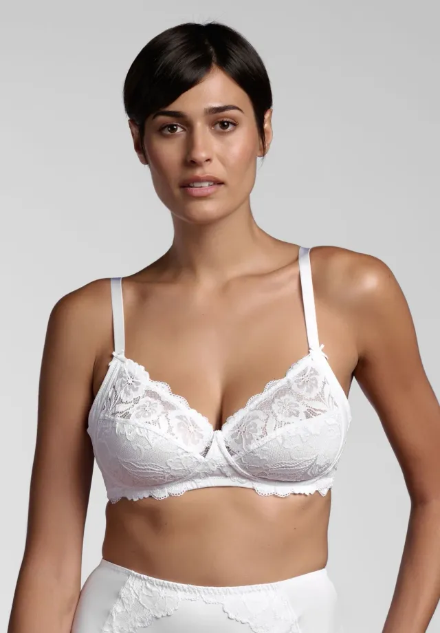 Lepel Belseno Pizzo 250 reggiseno senza ferretto bianco