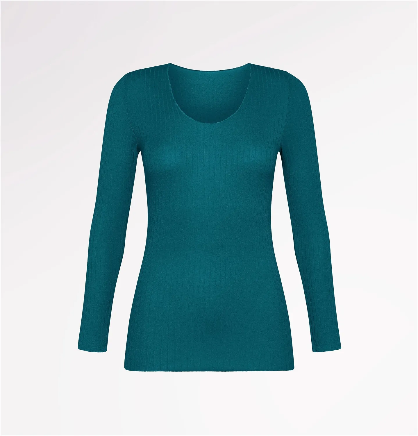 Casagin Maglia Girocollo Tencel Cashmere Nera