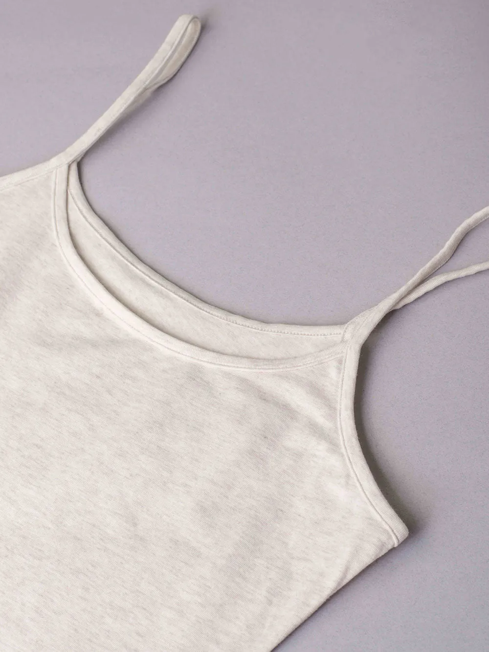 SièLei Natural Cotton 1430 canotta cotone bio ecru melange