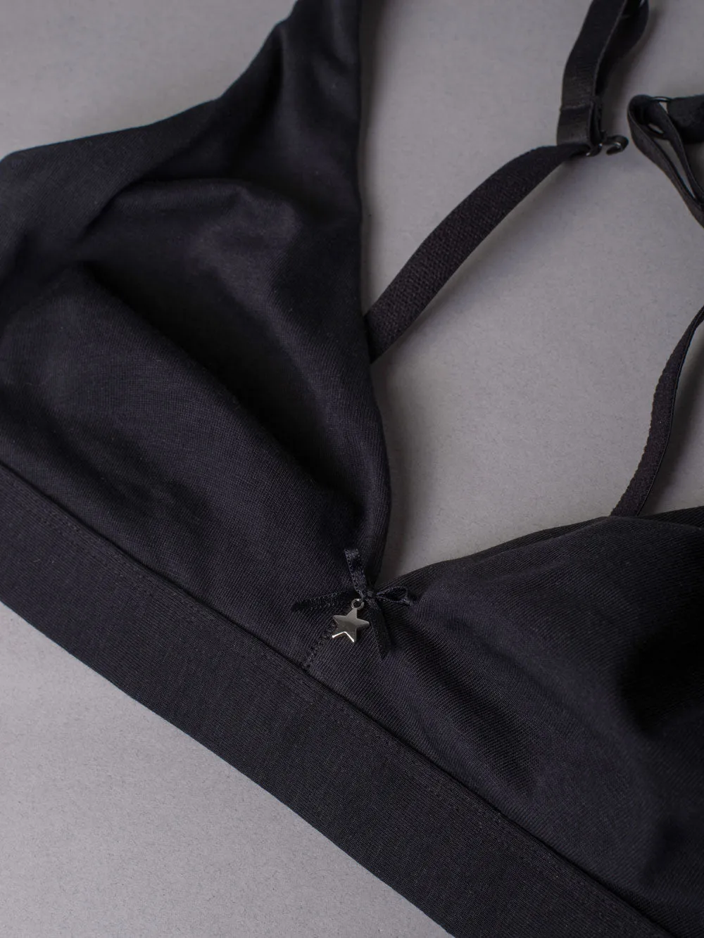 SièLei Natural Cotton 1454 triangolo nero cotone bio