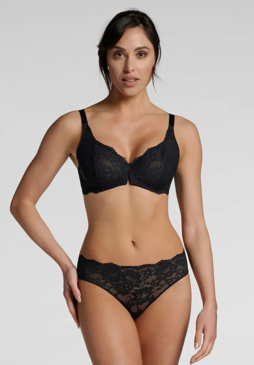 Lepel Belseno Essere 492 slip pizzo nero senza cuciture