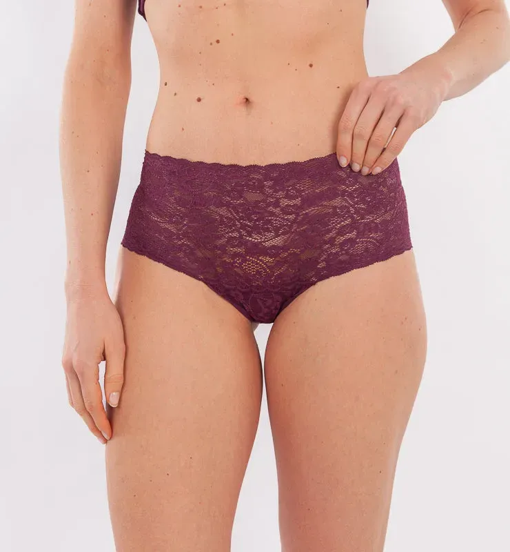 Casagin Culotte Pizzo slip donna biodegradabile nero L-XL