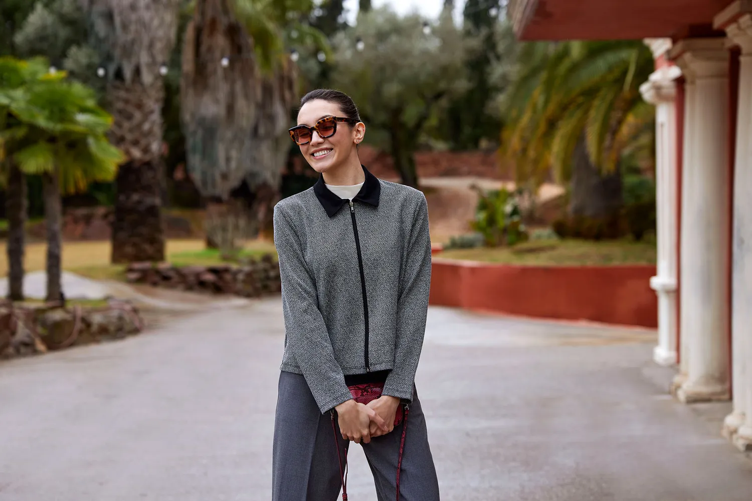 Janira Diams jacket giacca elegante nera