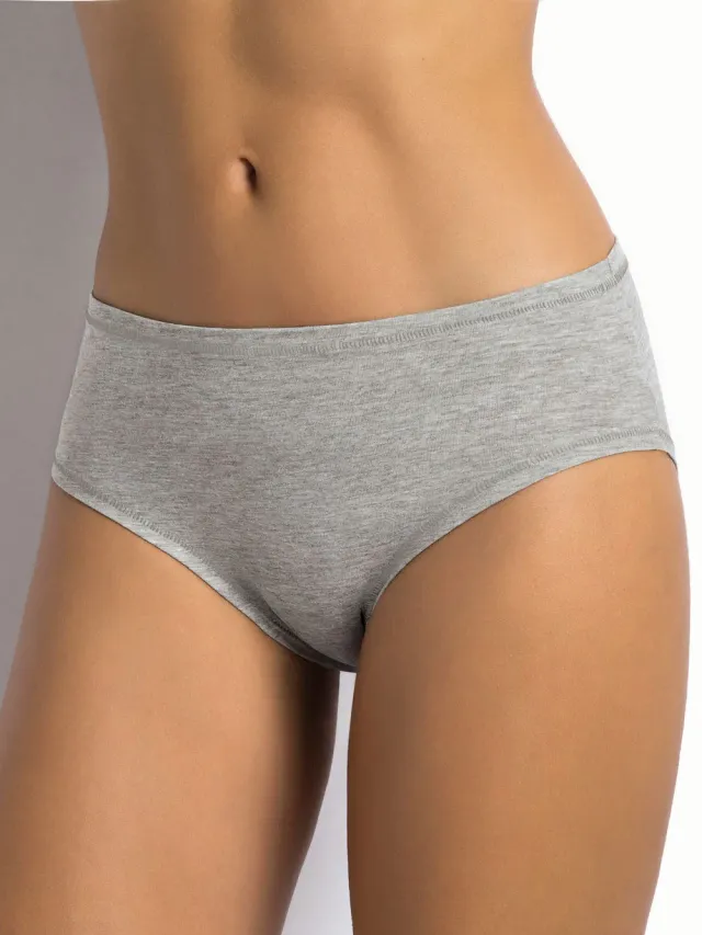Si'èLei Natural Cotton 1449 slip alto grigio cotone bio